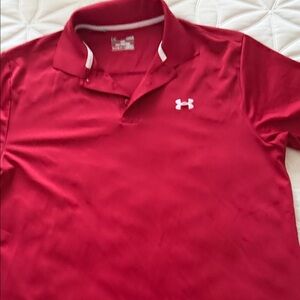 Under Armour Men's Bold Red Polo Shirt